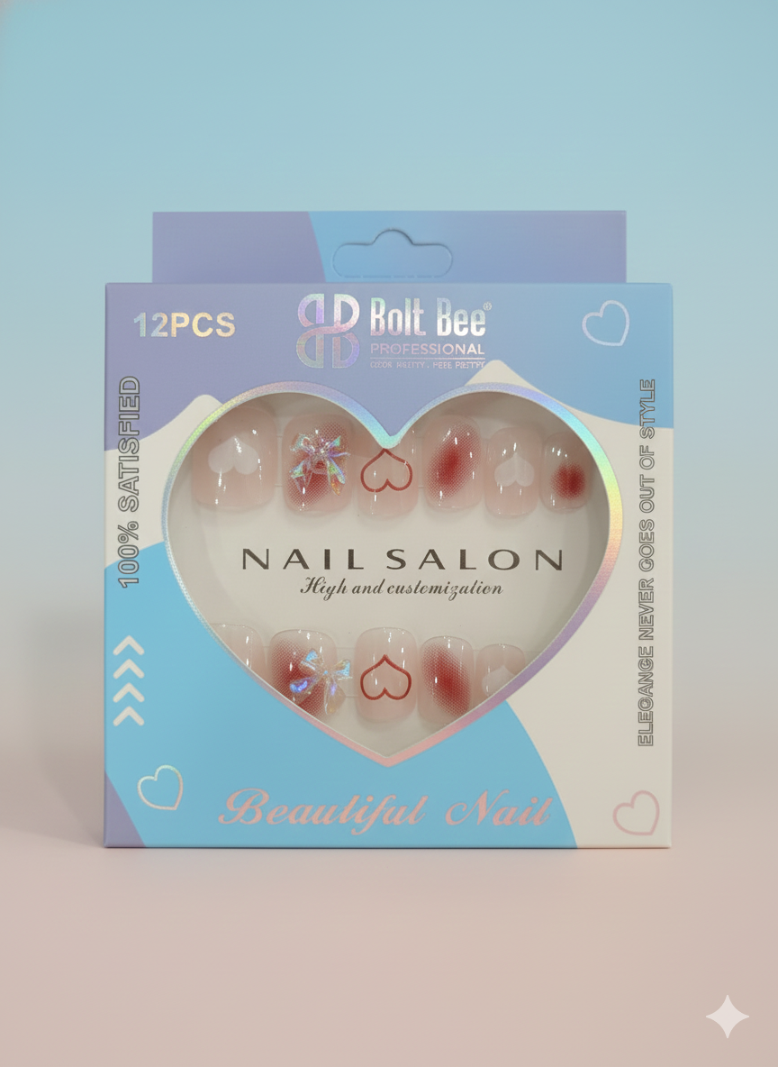 Bolt Bee Stick On Nail