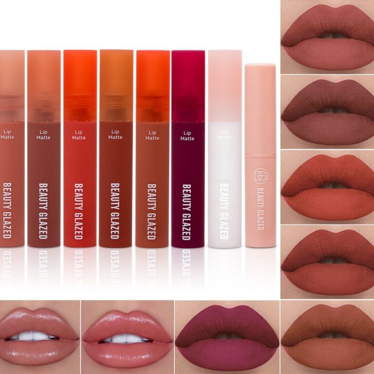 Beauty Glazed 8 pcs Lip set (With Lip Oil and Balm)