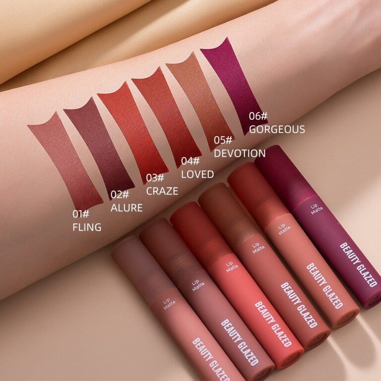 Beauty Glazed 8 pcs Lip set (With Lip Oil and Balm)