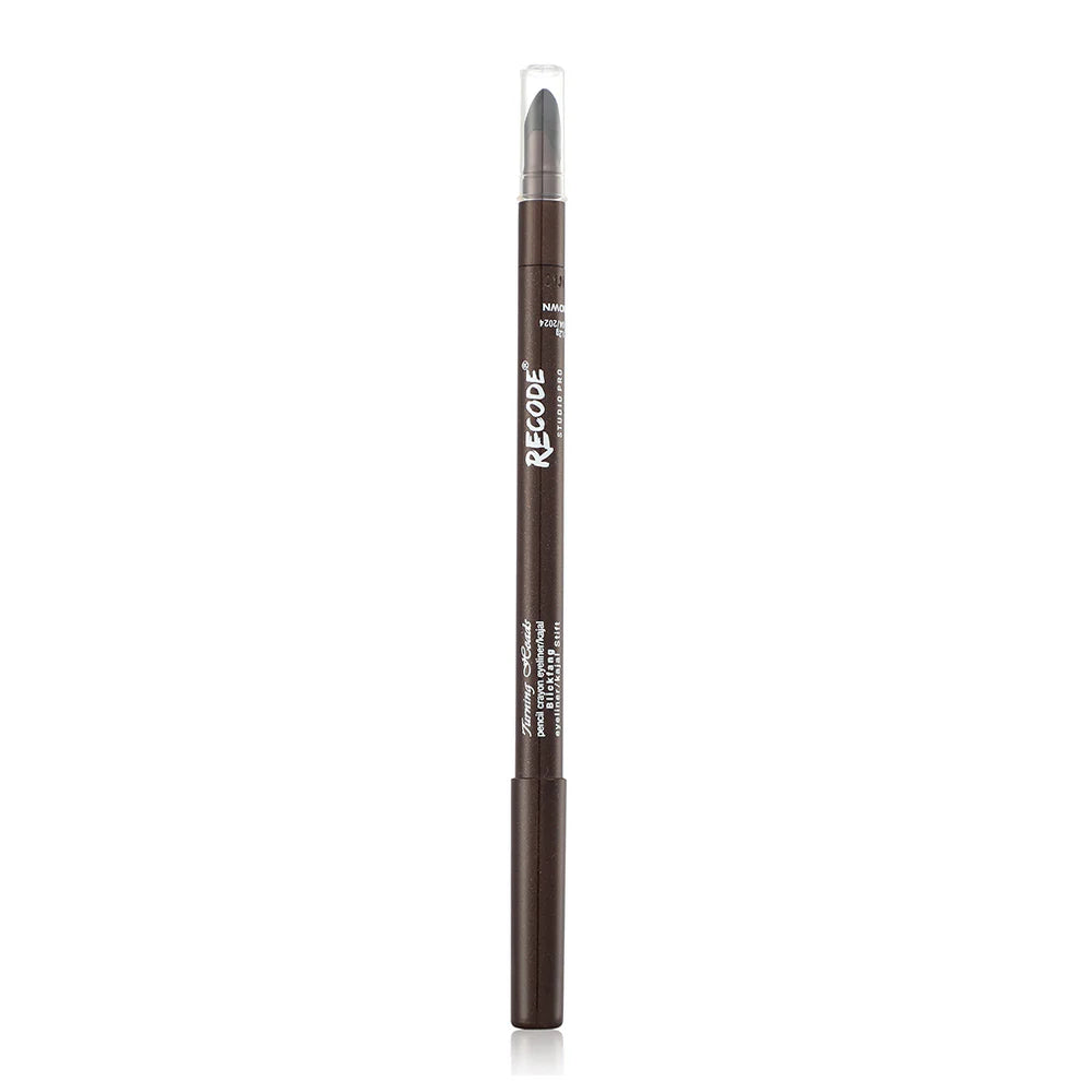 Recode Turning Heads Brown Crayon Gel Eyeliner Cum Kajal Pencil 1.20 G
