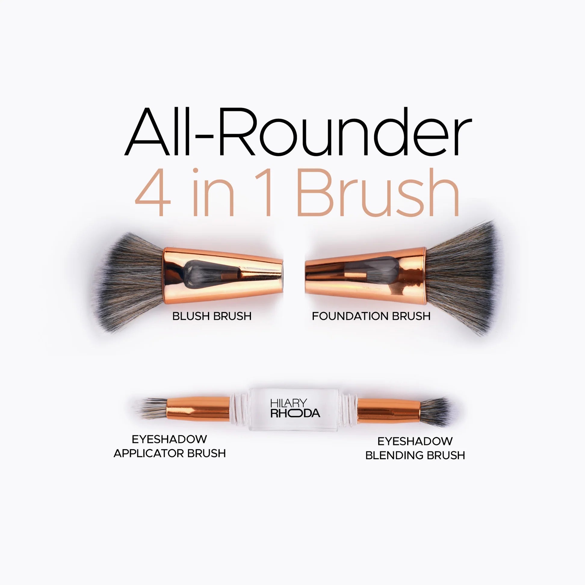Hillary Rhoda All-Rounder 4 in 1 Brush