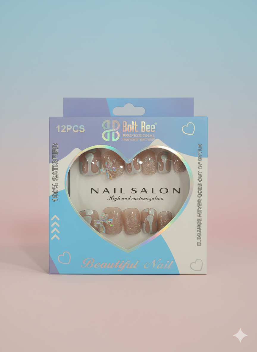 Bolt Bee Stick On Nail