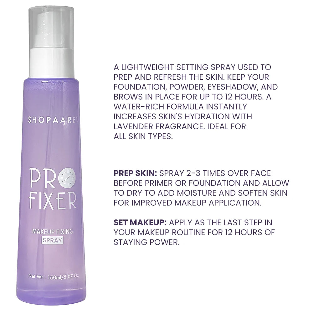 Shopaarel Pro Fixer Makeup Fixing Spray