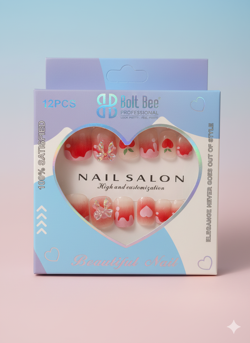 Bolt Bee Stick On Nail