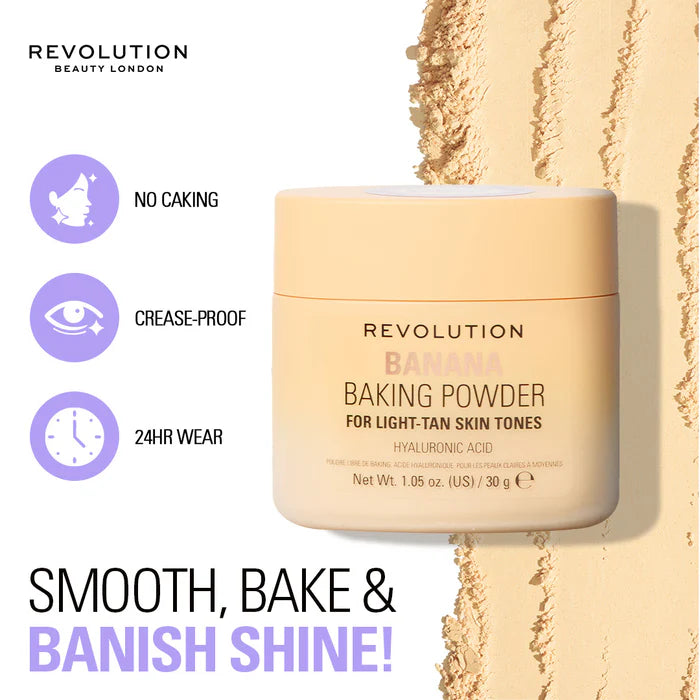 Makeup Revolution Loose Baking Powder - 30gm