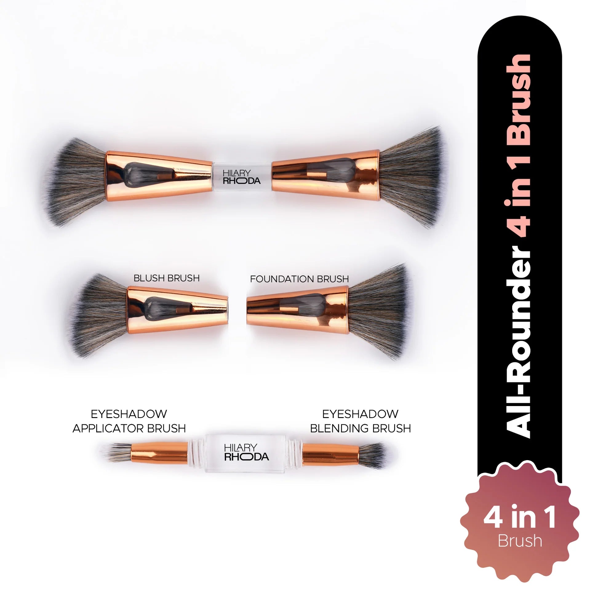 Hillary Rhoda All-Rounder 4 in 1 Brush
