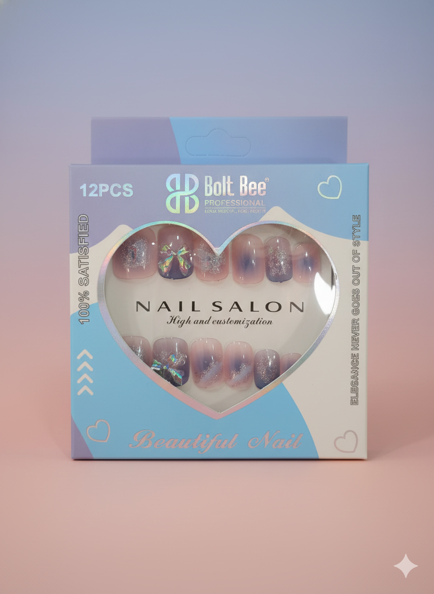 Bolt Bee Stick On Nail