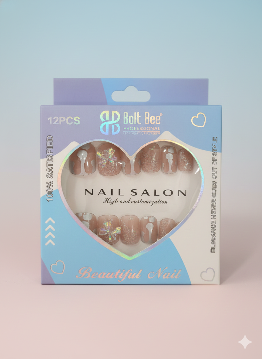 Bolt Bee Stick On Nail