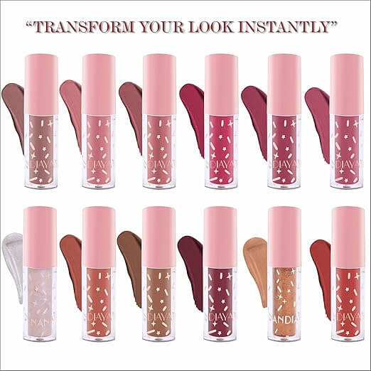 HANDAIYAN Set Of 12 Matte Liquid Lipstick