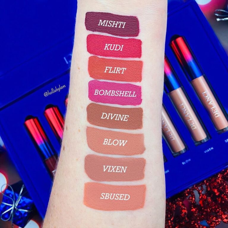 Delanci 8 pcs Lipstick Set