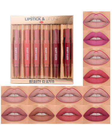 Beauty Glazed Double Head Lipstick & Lip Liner Set