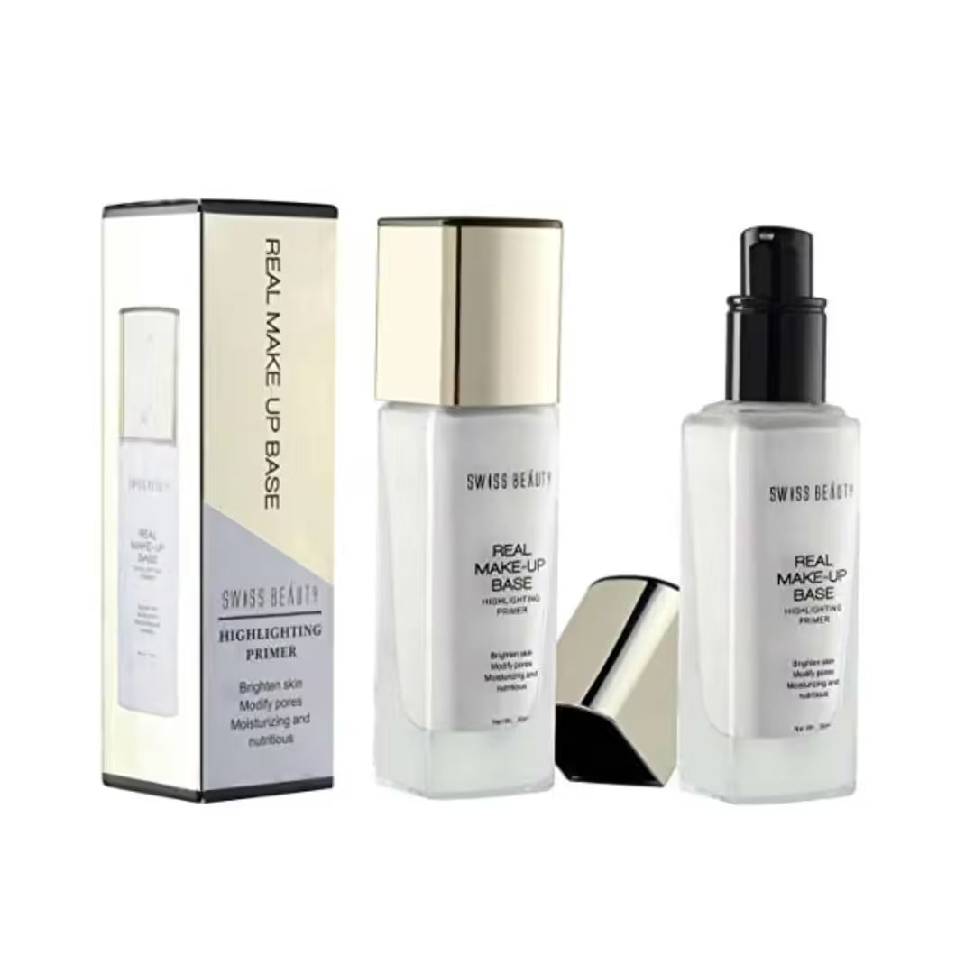 Swiss Beauty Real Make Up Base Highlighting Primer - Natural Tint (32ml)