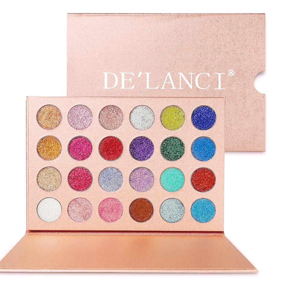 Delanci Pressed Glitter Eyeshadow Palette