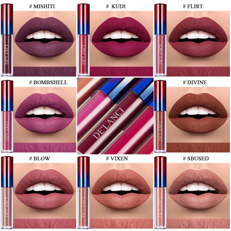 Delanci 8 pcs Lipstick Set